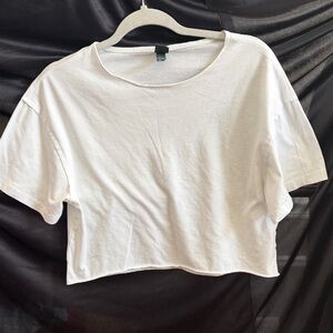 Wild Fable White Crop Top